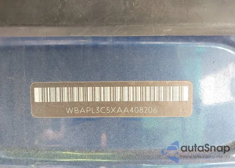 2010 BMW 335I xDrive z USA, uszkodzony, nr VIN WBAPL3C5XAA408206